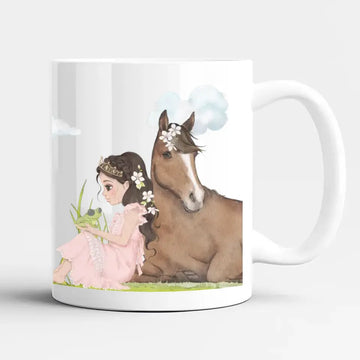 Namenstasse Prinz und Prinzessen, braune Haare