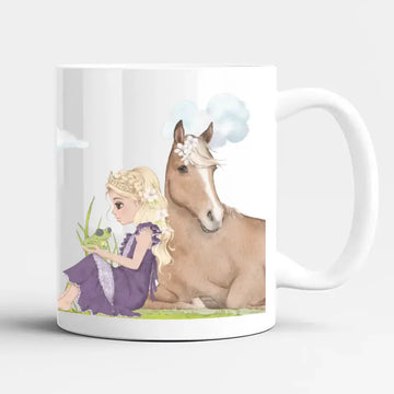 Namenstasse Prinz und Prinzessen, blonde Haare