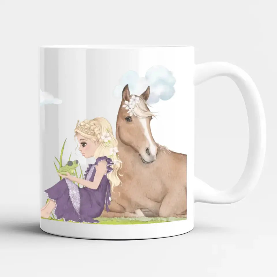 Namenstasse Prinz und Prinzessen, blonde Haare