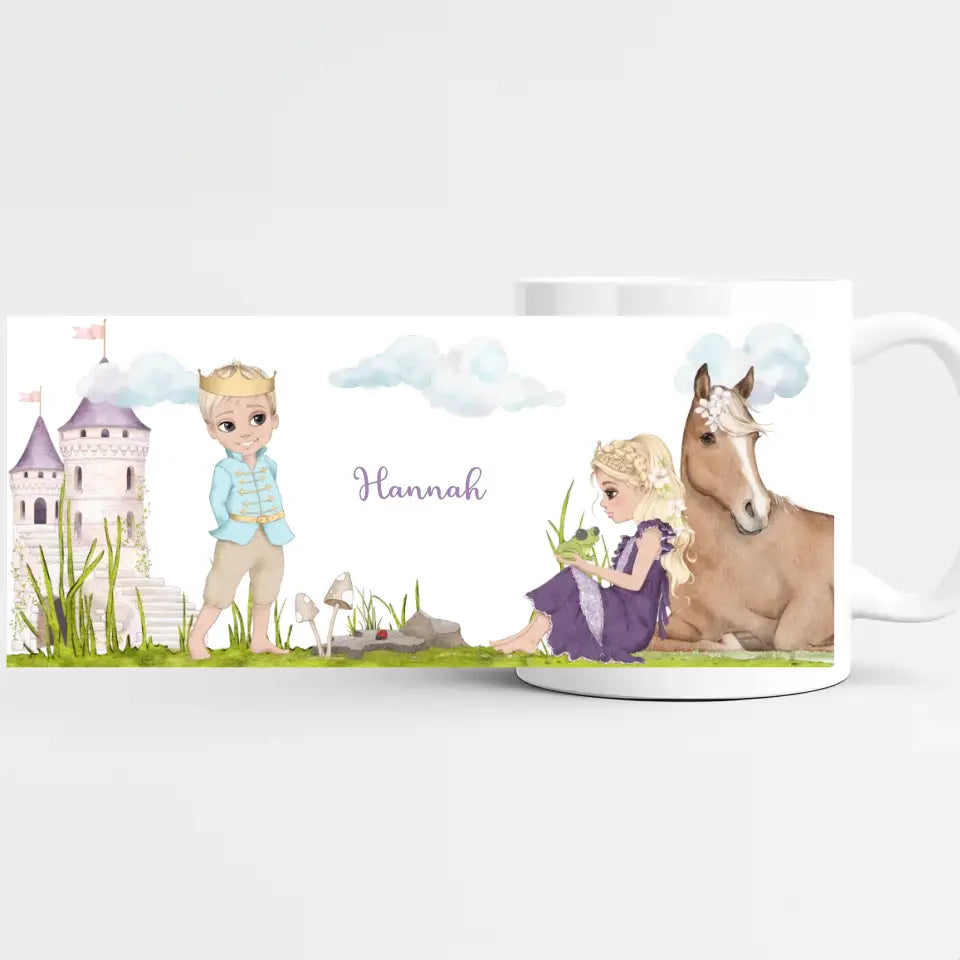 Namenstasse Prinz und Prinzessen, blonde Haare