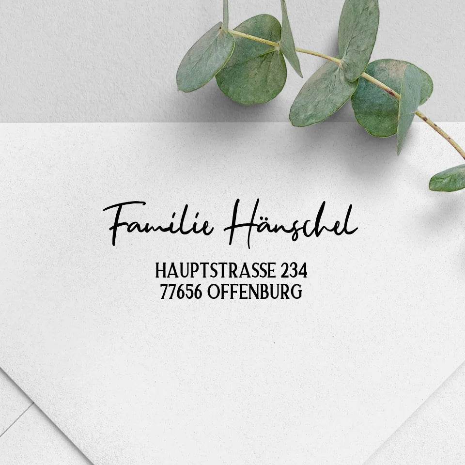 Adressstempel "Hänschel" Stempel