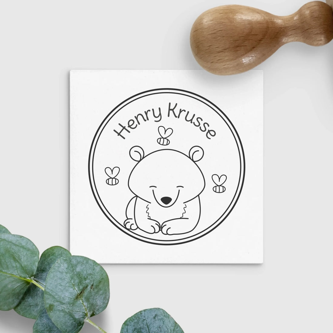 Kinderstempel Waldtiere, Namensstempel Kinderstempel