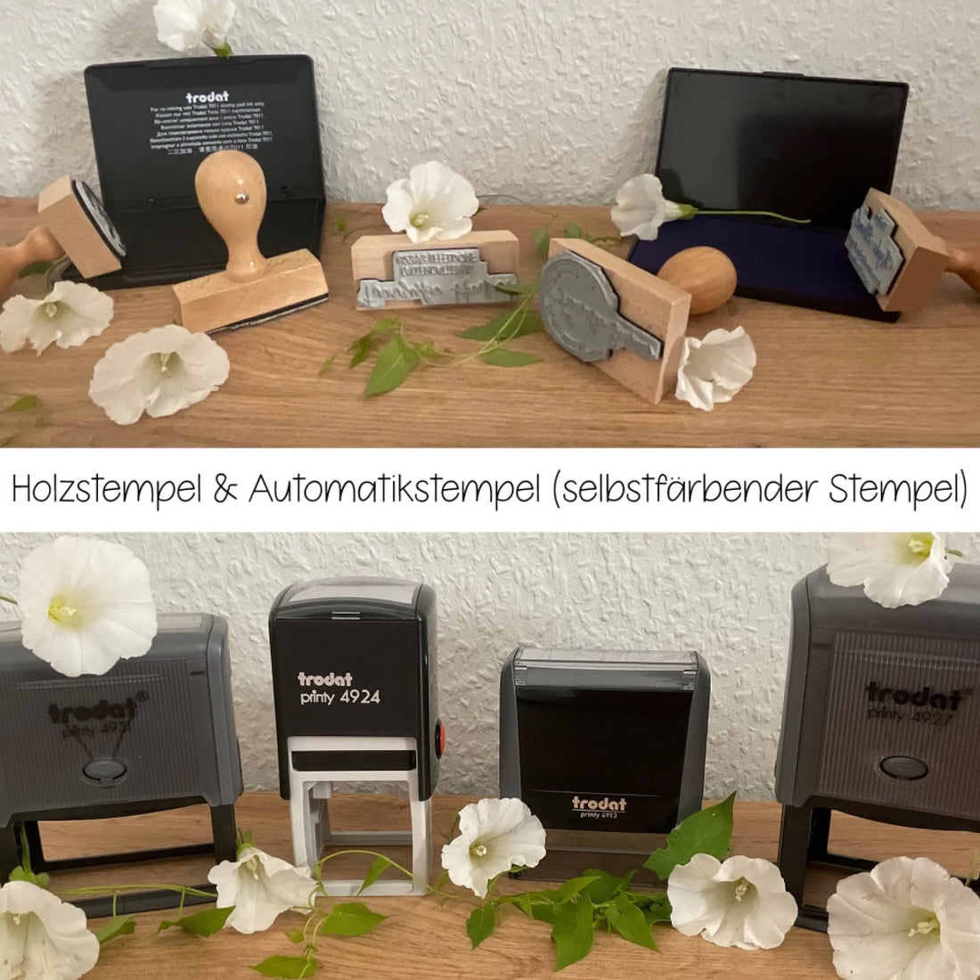 Adressstempel "Reichel" Holzstempel 60x30 mm Stempel