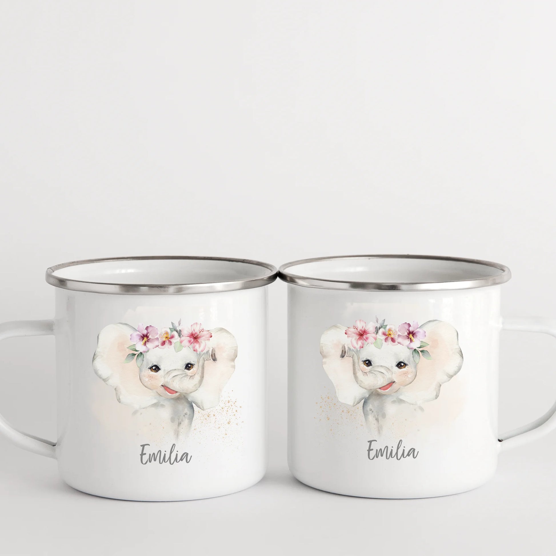 Kindertasse Elefant mit Namen, personalisiert