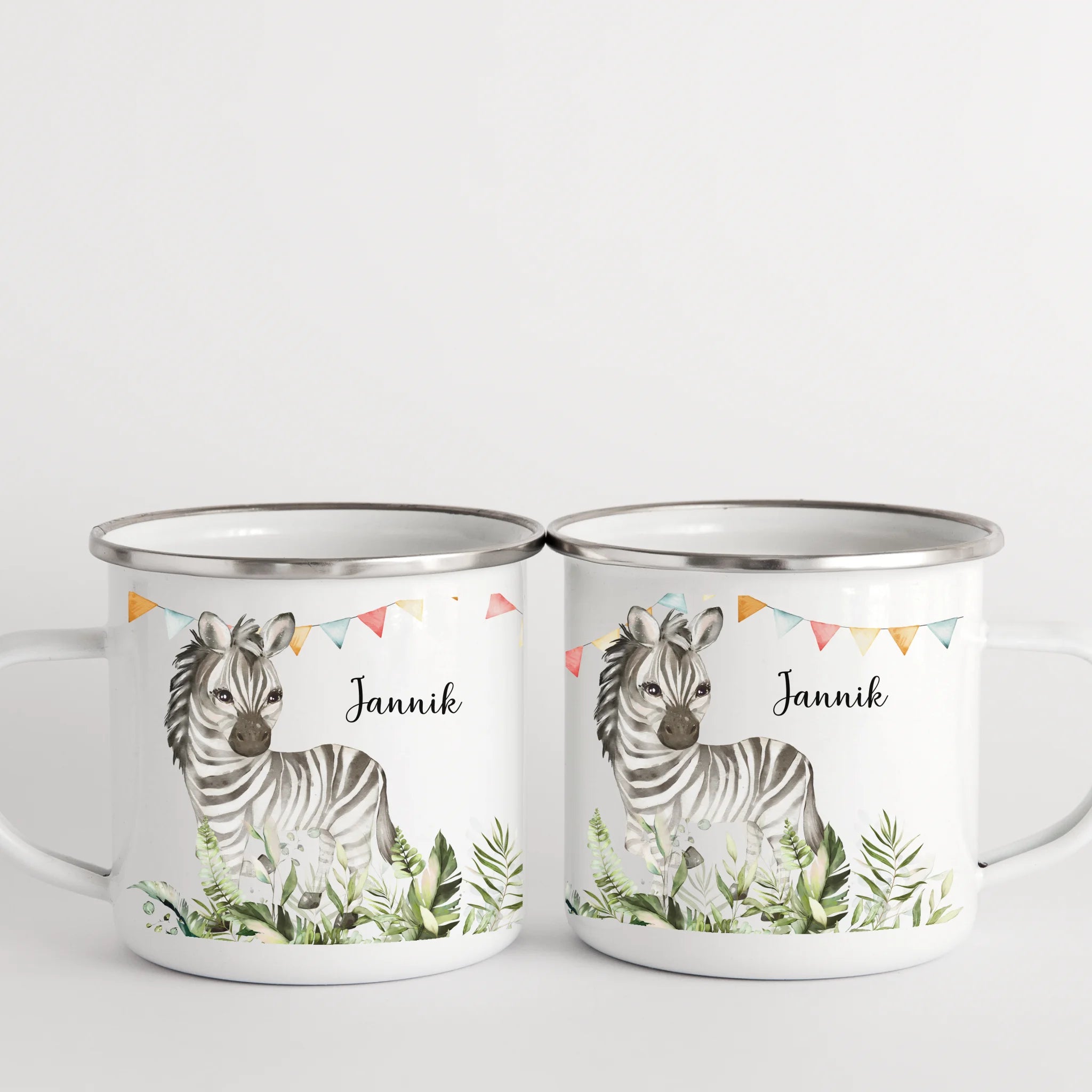 Kindertasse Zebra personalisiert mit Namen