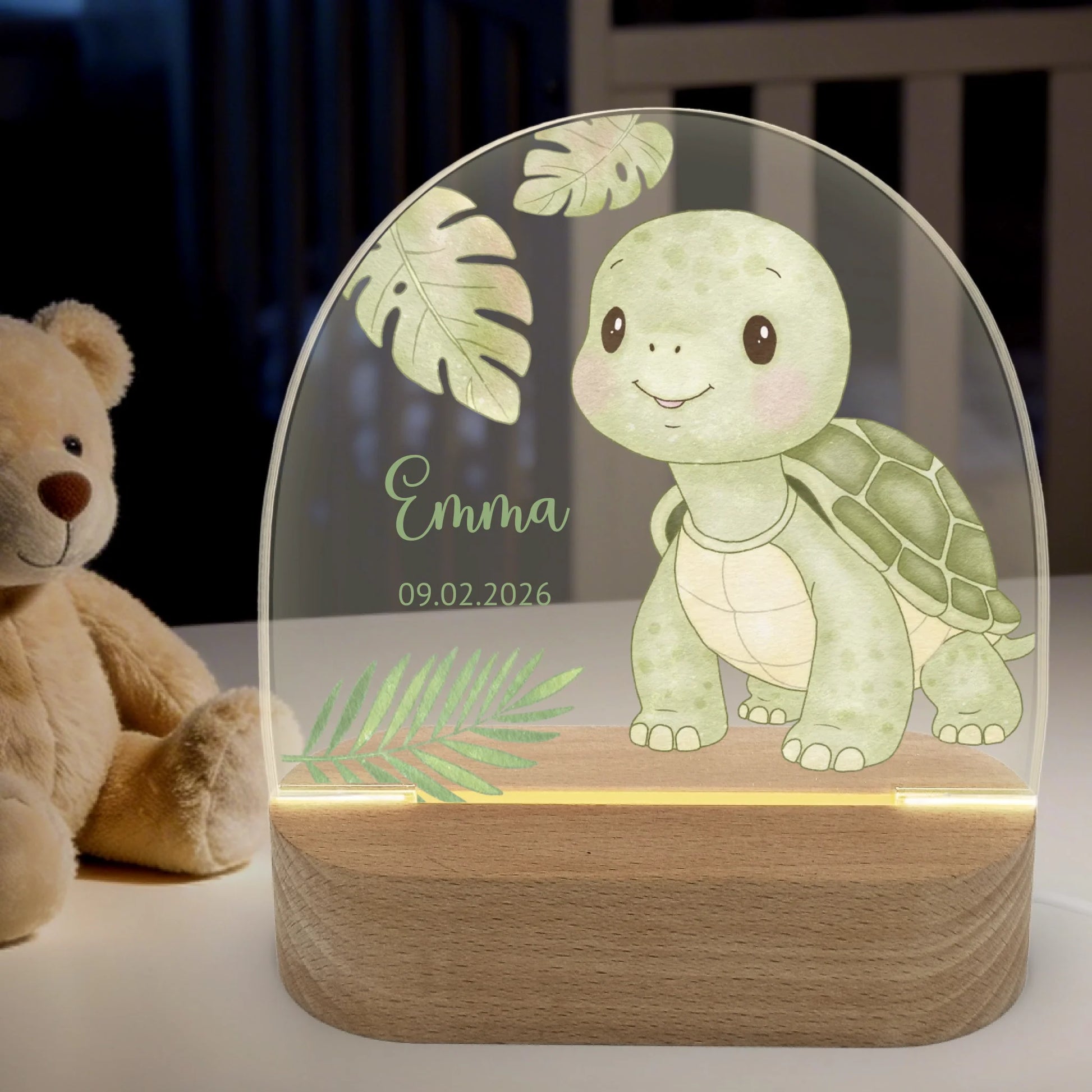 Nachtlicht-an-Hintergrund