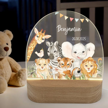 Nachtlicht-an-Hintergrund