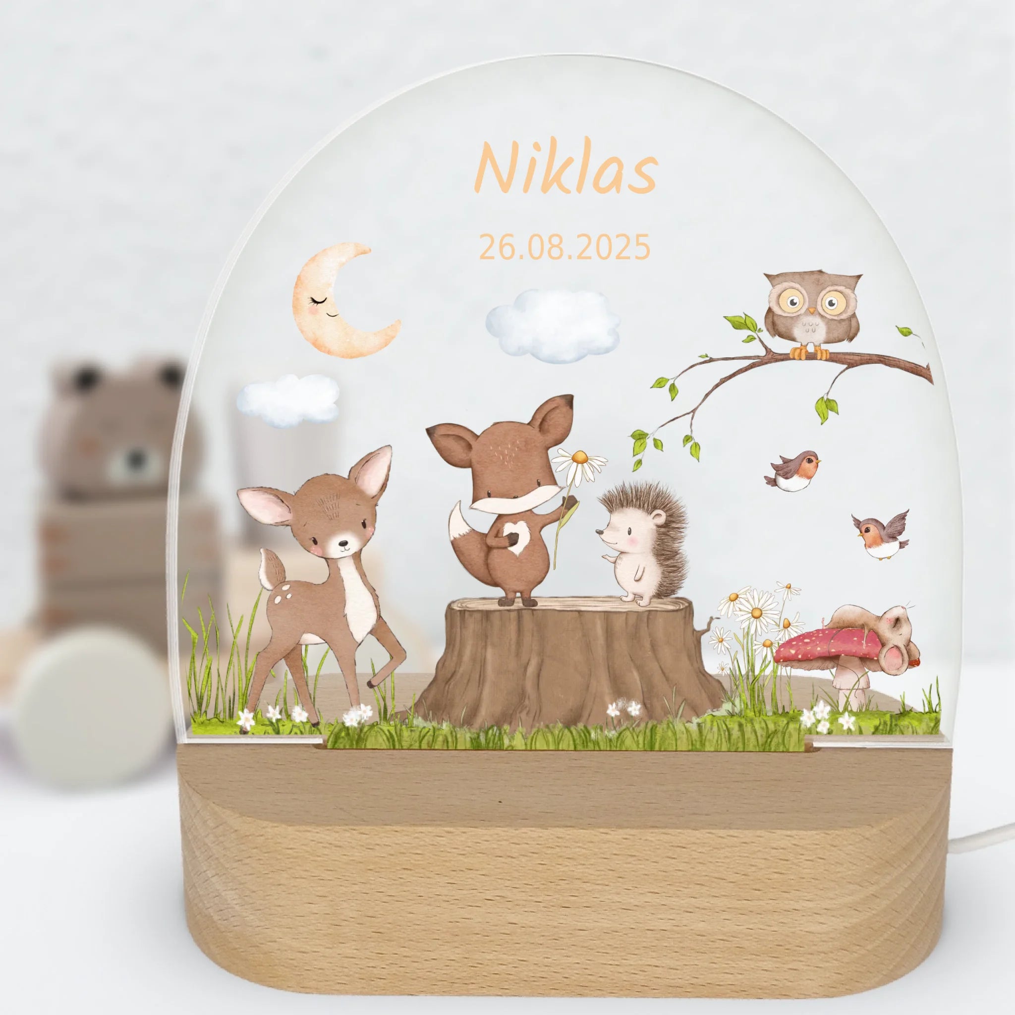 Nachtlicht-aus-Hintergrund