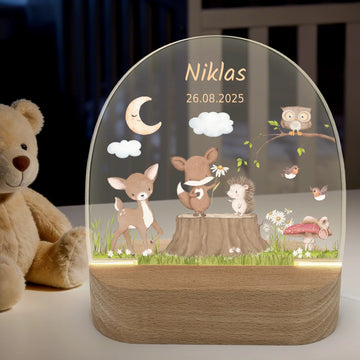 Nachtlicht-an-Hintergrund