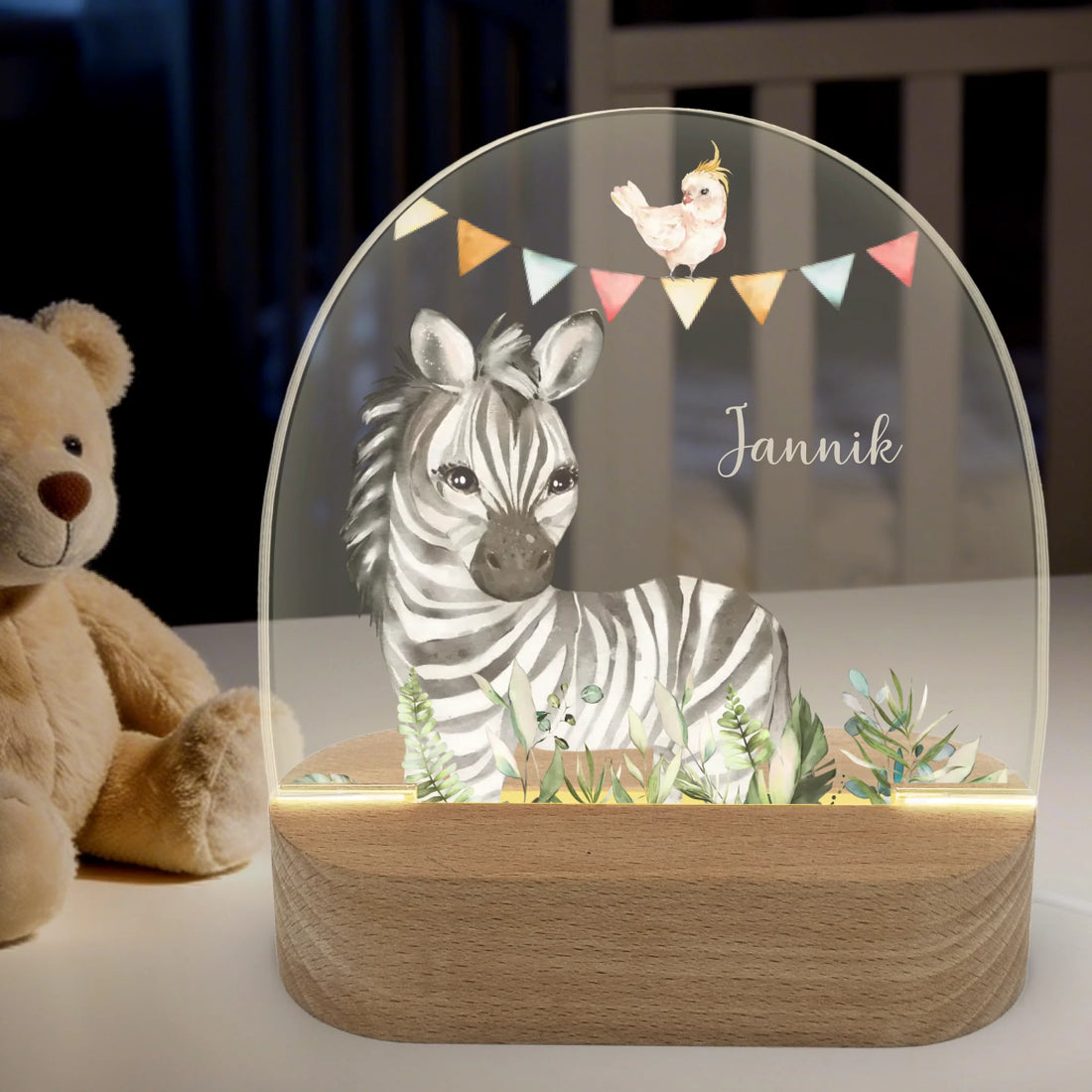 Nachtlicht-an-Hintergrund